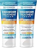 Hermon Powerful Antifungal Ringworm Cream - Effective Treatment for Stubborn Ringworm, Jock Itch, Eczema, Tinea Versicolor, Athlete's Foot - for Adults and Kids - 100ml (2 Pack)