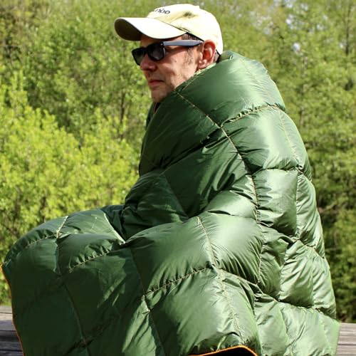 Down-Camping-Blanket-Outdoor-Travel-Blanket-Sustainable-Insulated-Down-Lightweight-Warm-Quilt-for-Camping-Stadium-Hiking-Festival-Water-Resistant-Packable-Compact
