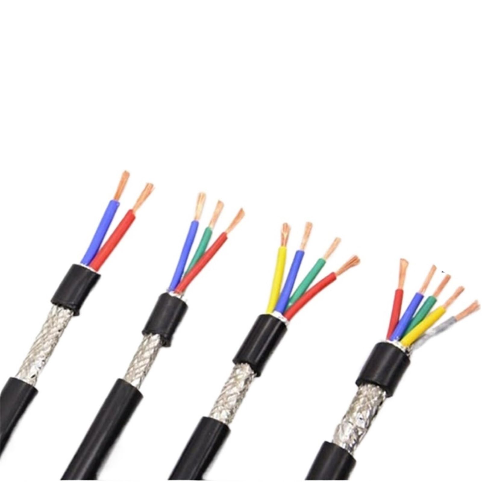 Bloquear los cables, Cable de control audio del sistema sonido Telar conector cable blindado 5 metros(3 Core,2.5mm2)