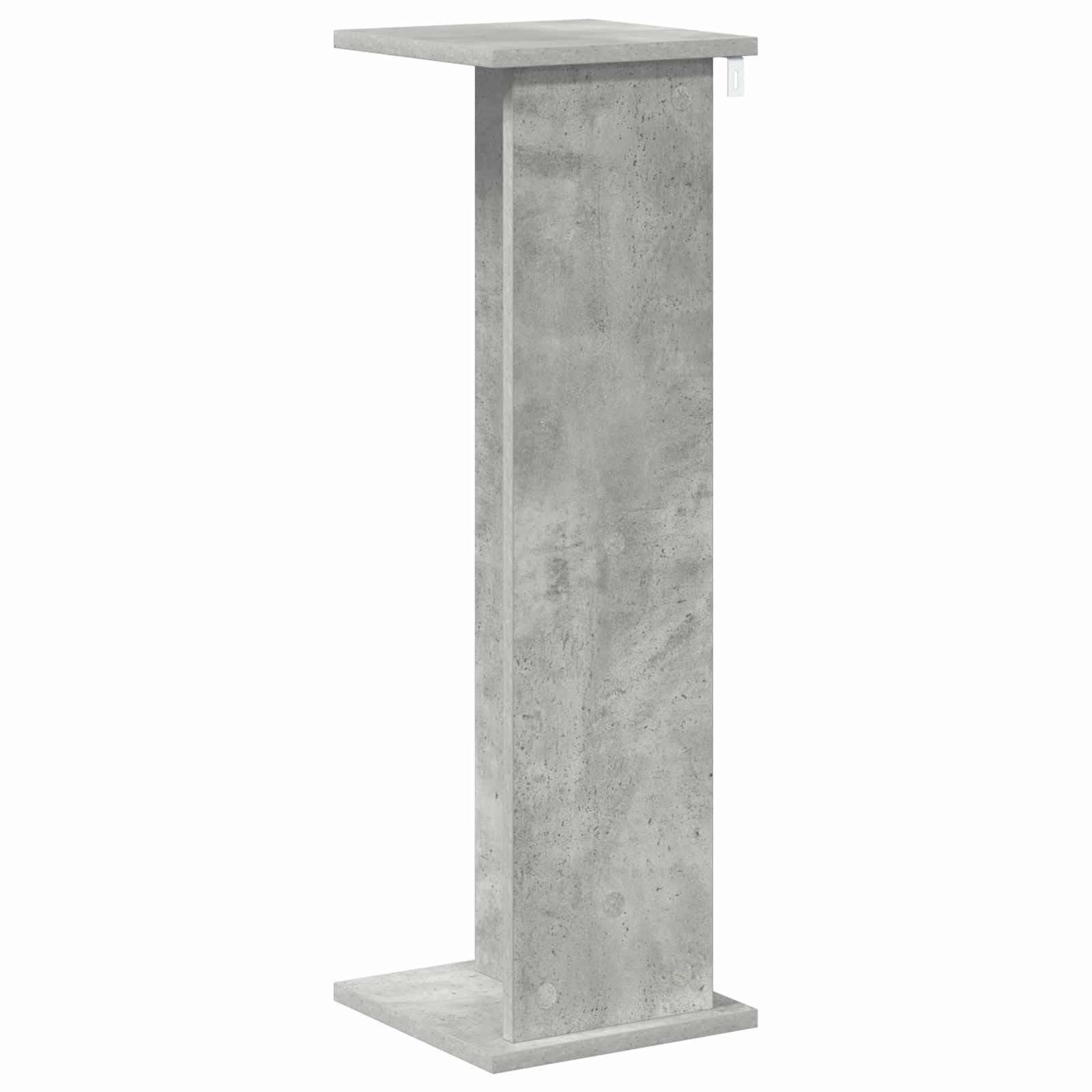 Juego de 2 soportes para plantas, taburetes para salón, color gris
