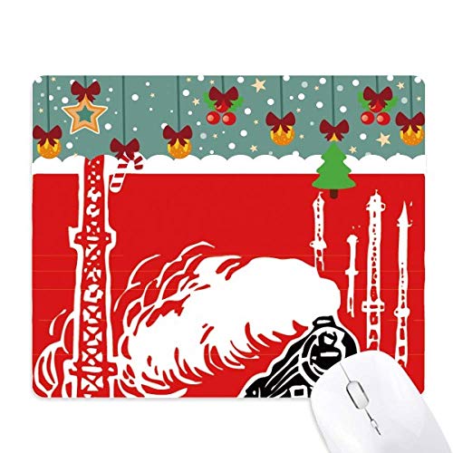 Tapis de souris en caoutchouc Tour de la Chine Rouge pour éviter les glissements