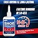 30g x 2 Pcs Shoe Glue - Quick Dry Strong Adhesive for Shoe Repair, Boots, Sneakers, Heels, Hiking Shoes, Leather, Handbags -Waterproof & Flexible.