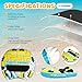 K-Musculo Towable Tubes for Boating 2 Person, 840D Heavy Duty Boat Tubes and Towables, Inflatable Water Tubes for Boats to Pull with Fins, Drainage, Quick Connector(2025 Pro