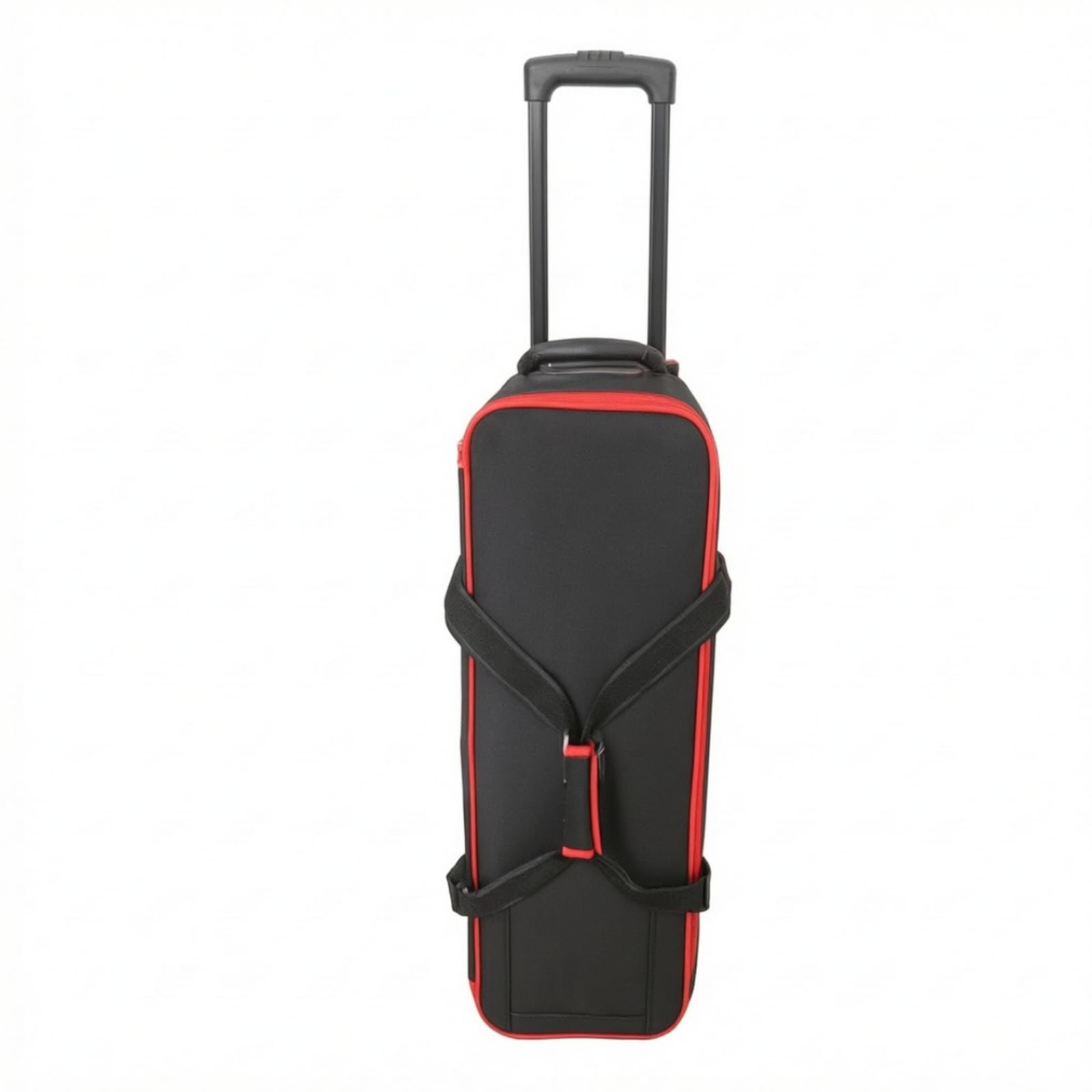 Gralara Bolsa con Divisores Interiores Impermeable Funda con Compartimento Principal Cómoda Estuche Acolchado para Fotógrafos, 75cm Borde Rojo con Asa Telescópica, 75cm