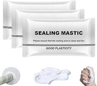 Waterproof Sealant Mastic, 2026 New Type White Mastic Repair Sealing Clay, Quick Mending Mud for Drain Connection, Wall Hole, Air Conditioning Hole and Gaps Wall Filler (3)