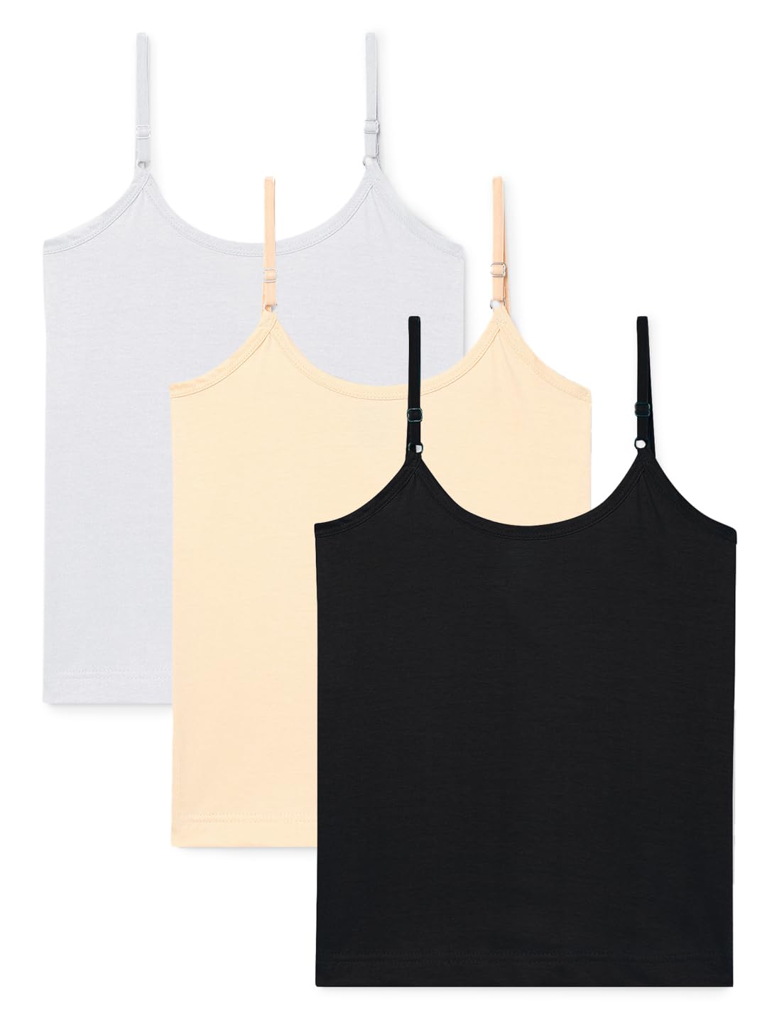 rmt dissa Women’s Combed Cotton Camisole wih Adjustment Pack of 3 | Soft, Breathable & All Day Comfort | Layering Tank Top-picture-41