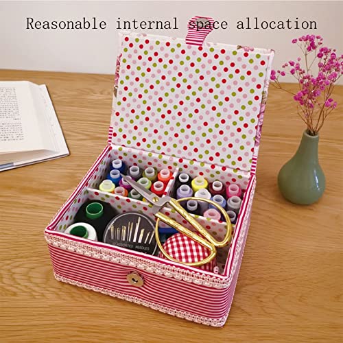 Sewing Storage Box, Sewing Basket Accessories Organizer Sewing Supplies Organizer Diy Storage Bag For Sewing Tools Kit Christmas Gift #TOP1