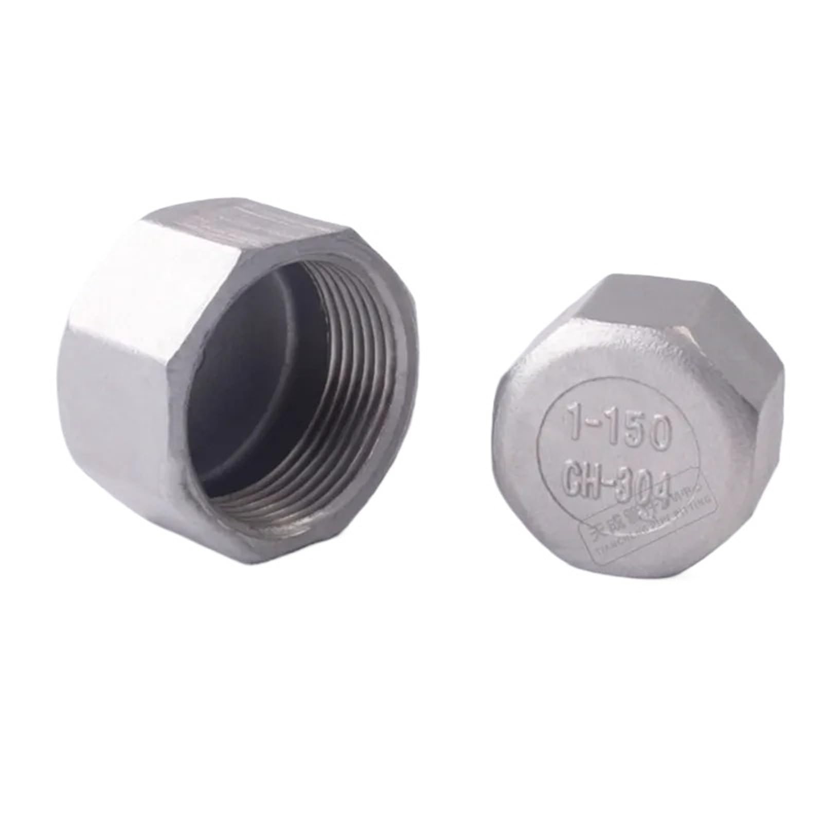 Embout de douille à tête hexagonale BSP femelle 1/8 en acier haute résistance 304