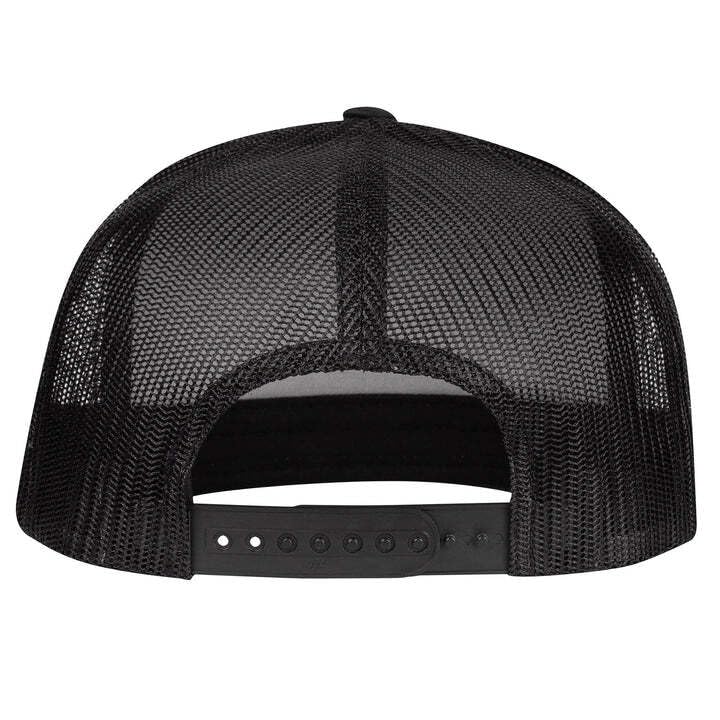 Image of Lazy J Ranch Wear Black Black White Patch - Hats Cap