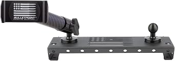 Bulletpoint Dash Mount Cell Phone Holder Compatible with Ford F-150 Truck 2009-2014 with 2-20mm Ball Mounts for GPS Navigation - Compatible with iPhone and Android Smartphones
