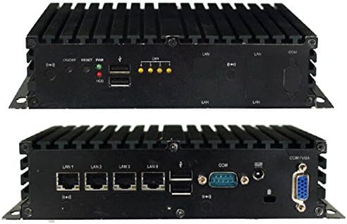 Jetway Intel Atom 4 x LAN Networking Appliance 3.5" SBC Mini Embedded PC JBC373F38W-525