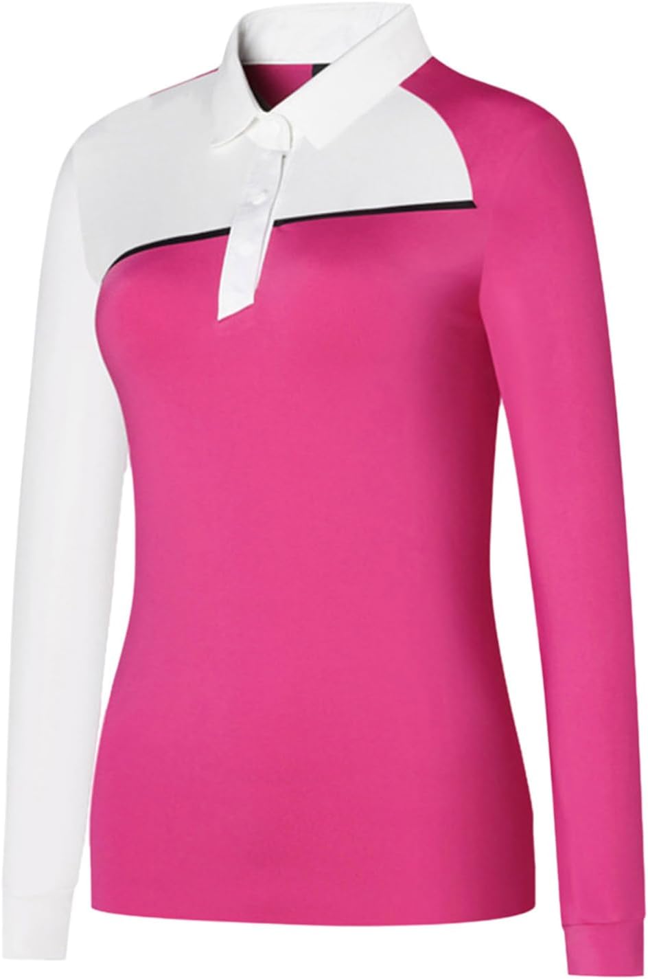 Autumn Fashion Women Golf Long Sleeve T-Shirt Quick Dry Breathable Slim Fit Flexible Comfortable Sports Tee Outdoor Golf Wear