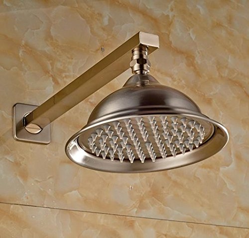 Ensemble de douche en laiton de qualité supérieure finition nickel brossé Gowe - 3