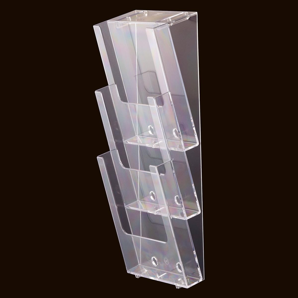 Amazon | 壁掛け専用パンフレット差し A4 タテ 3段 【 パンフレット  