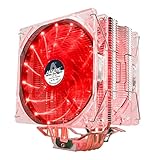 Dual 15 LEDs 120 mm 4-Pin PWM Lüfter, 800–1600 U/min, 63,4–73,4 CFM