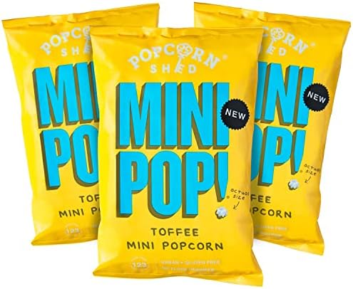 Movie Night Popcorn Mixed Variety Pack of 10 - Mini Pop! Popcorn, Vegan, Gluten Free, Allergen Free, Low Calorie Healthy Snack