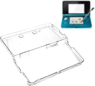 【Drawheart】3DS カバー互換 透明ケース 防水 保護ケース フルカバーケース ハードプロテクト 指紋防止コート すっきりフルカバー 軽量デザイン