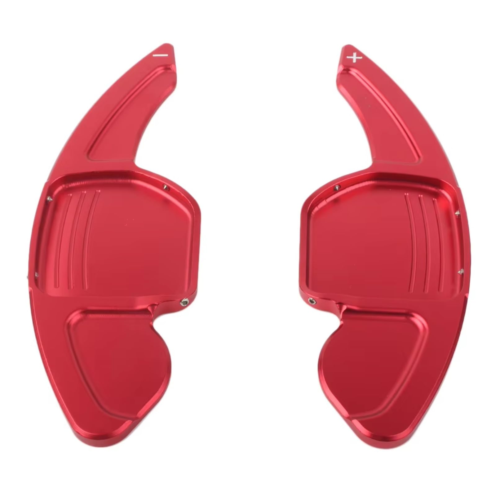 Ztguioq Red Paddle Shifter Extensions Compatible With A3 A4l A5 A6l A7 A8 S5 S6 S7 S8 Rs3 Rs6 R8 Q3 Q5 Q7 For Tt Tts Car Steering Wheel Shifter Paddle Shift Sticker Styling(Red)