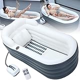 Tapis de massage spa : activez le tapis pour profiter d'un flux de bulles apaisantes qui voyagent de vos pieds à vos genoux, hanches et dos, offrant une expérience de massage douce de tout le corps. La fonction bulle réglable individuellement détend efficacement les muscles tendus, vous permettant de vous adonner à un traitement de qualité spa directement dans votre baignoire.
