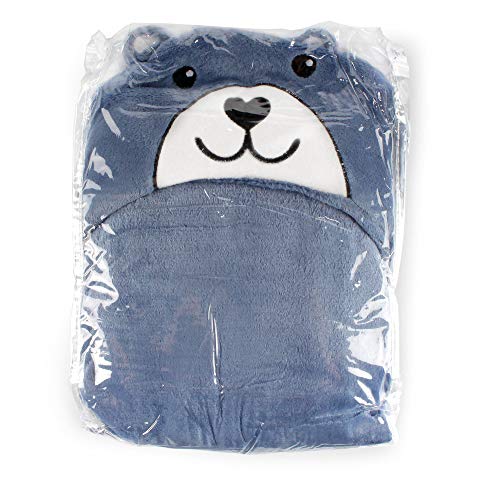 Image of BambooMN Super Soft Hooded Baby Bath Animal Towels - Cute Nursery Essentials Ages Newborn to Toddler - For Girls /Boys