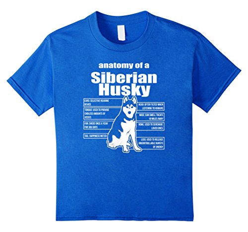 ANATOMY OF A SIBERIAN HUSKY SHIRTS