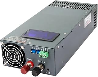 1500W DC开关电源 12V 24V 36V 48V 60V 80v 125A 30A 40A 50A 60A 70A 100A 120A 5A CC/CV可调节 1500w显示屏 过电压、过载、短路保护(0-12v 0-125A)
