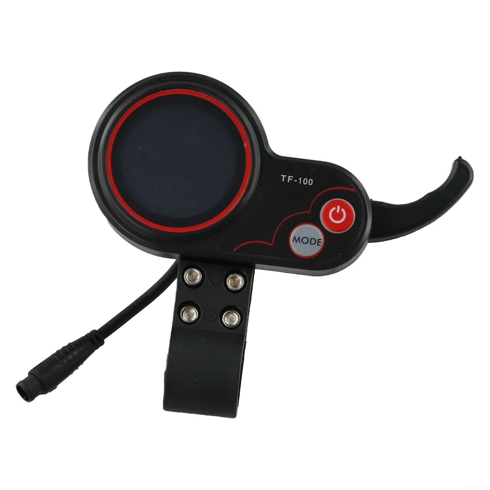 snowchecking LCD Dashboard Display Screen 5/6 Pin For Kugoo, Electric Scooter Controller TF-100, Speed Gear Power Mode Indicator, 36-48V(6pin)