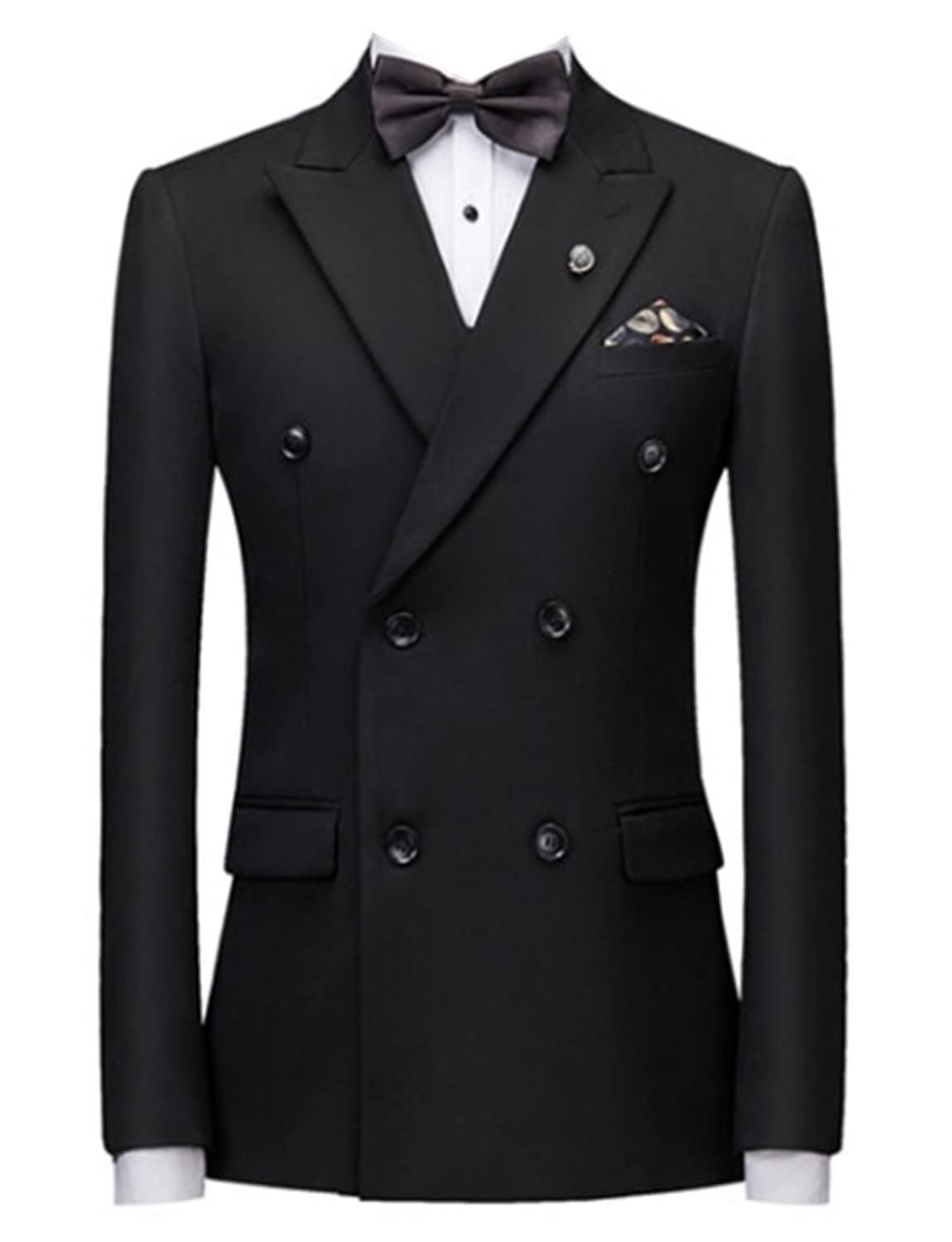 Blazer double boutonnage pour homme style chic décontracté - 5