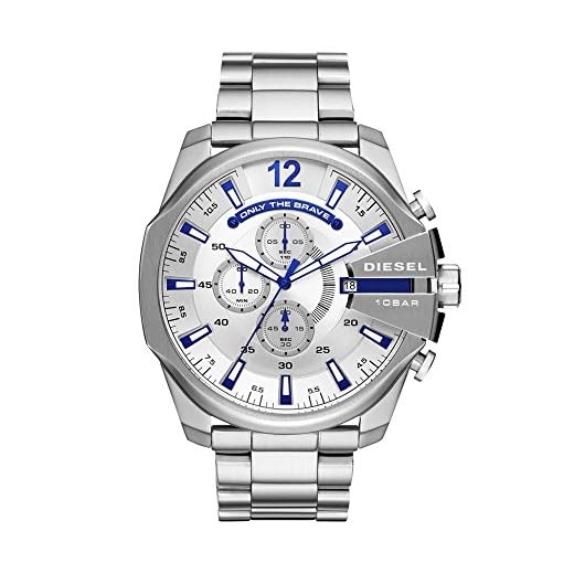 Diesel Reloj Cronógrafo para Hombre de Cuarzo con Correa en Acero Inoxidable DZ4477