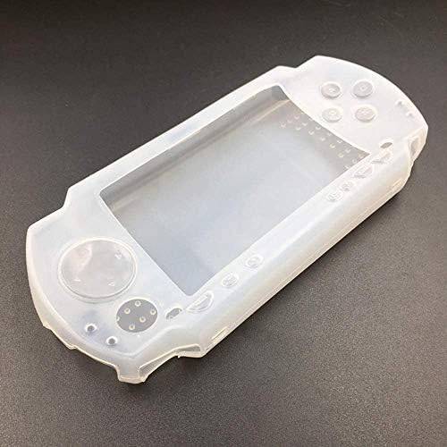 Replacement Rubber Protective Case Cover Silicone Skin for PSP 2000 3000 (White) image 3