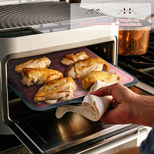 Backmatte Hundekekse, Silikon Backmatte Hundeleckerli 5 Formen in 1 BPA-Frei Backunterlage Backform für DIY Hundekekse und Leckerlis (130 Gitter, Halbkugel Fische Knochen Stern Herzform)