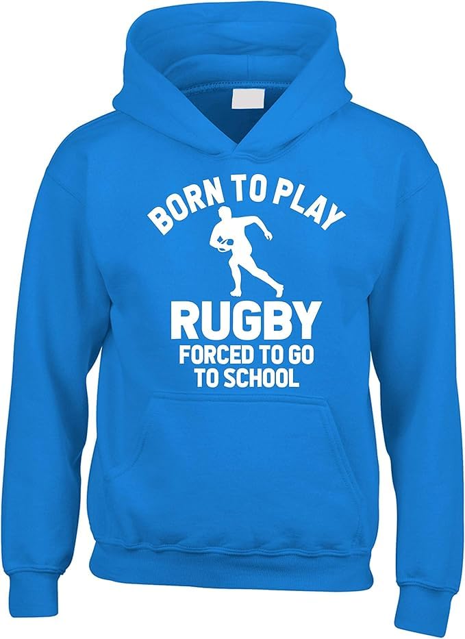 Sweat à capuche rugby ado cadeau original anniversaire humour
