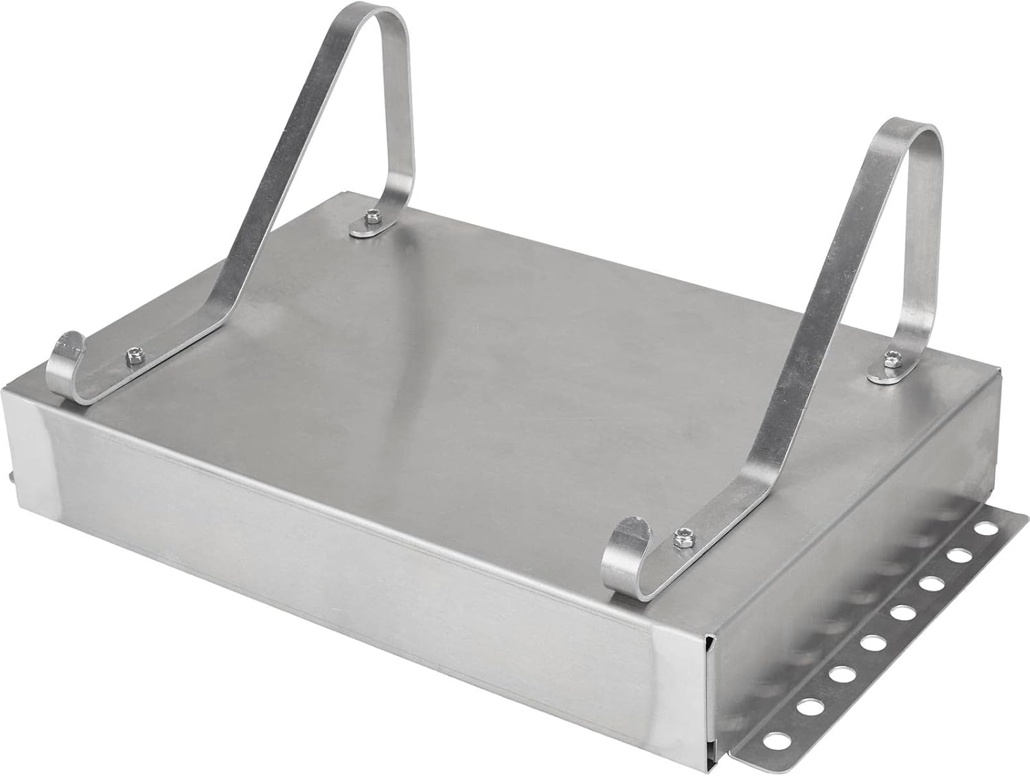 Speedway Motors Aluminum Wing Tool Tray with Legs for Sprint, Mini, and Micro Cars, 12 x 18 x 3 Inch Lightweight Tray with Pre-Drilled Spark Plug and Injector Storage