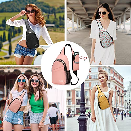 Kutqi Sling Backpack Crossbody Sling Bag For Women Travel Bag For Walking Shopping Day Trip #TOP1
