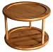 ESK Collection Bamboo 10 Inch Turntable, 2-Tier