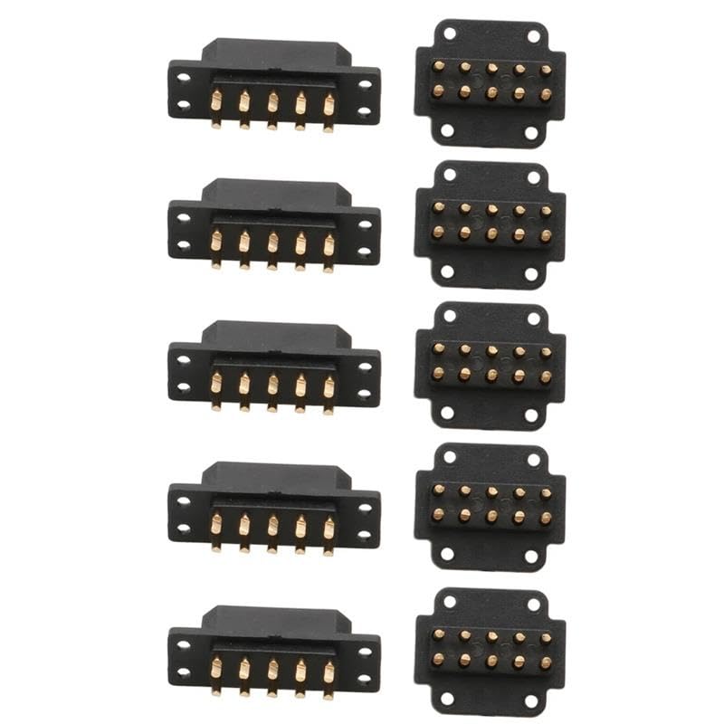MX6 MX10 piny złącza serwo VTOL szybkie podłączenie męskie wtyki żeńskie akcesoria modelarskie Adapter steru dla RC Turbojet Drone(5pairs MX10)