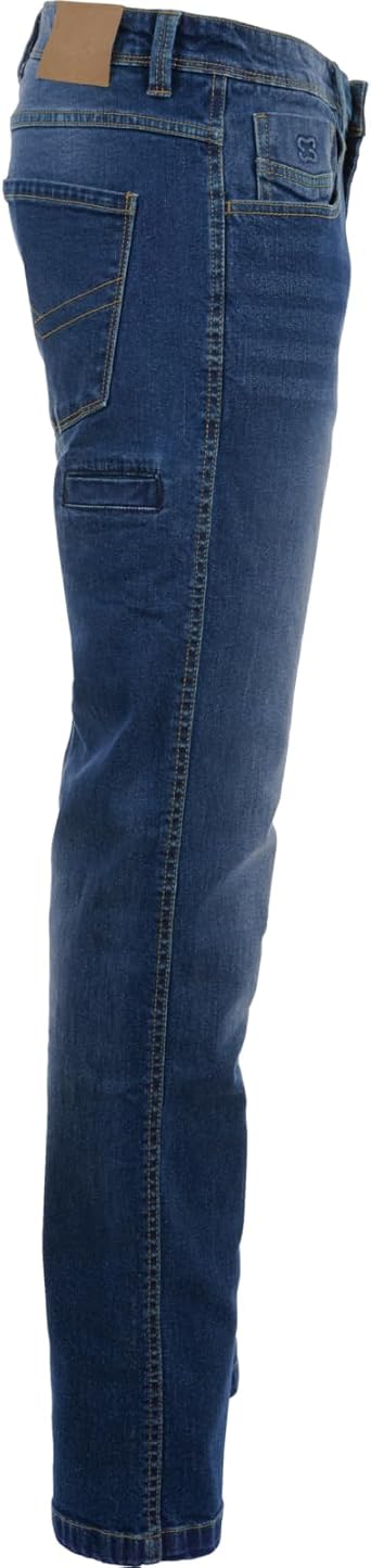 WÜRTH MODYF Stretch X Work Jeans - Professional Work Trousers for Men - Work Jeans with Zip - in Sizes 42-66 in Blue