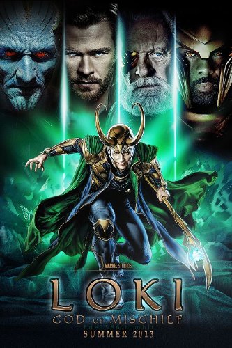 Amazon.com: Thor 2 loki The Dark World Movie Star Nice Silk Fabric