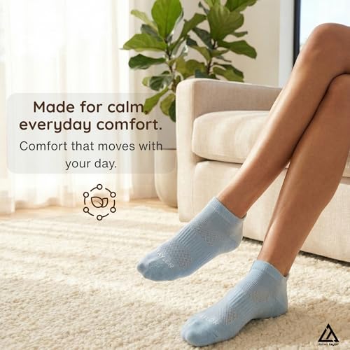 Image of Men Bamboo Ankle Socks |Ultra-Soft Breathable Summer Socks |Moisture-Wicking |Odor-Free, Lightweight Everyday Wear Socks | Size (UK 6-11)