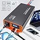 DATOUBOSS Wechselrichter 24V DC auf 230V AC Reiner Sinus 2000W/4000W, Spannungswandler 24V 230V LCD-Display und 1x USB + 1x Type-c Spannungswandler Reiner Sinus Inverter Pure Sine Wave