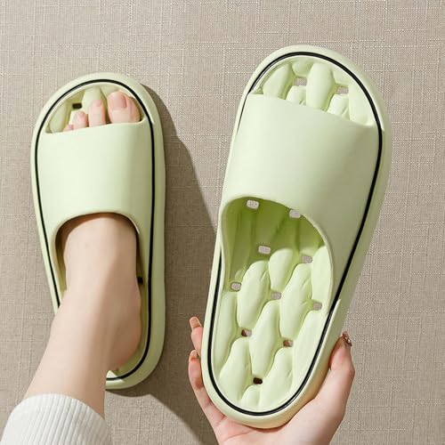 Mens Shower Shoes with Draining Holes Quick Dry Bathroom Slippers, Womens Non Slip House Pool Spa Gym Slides Sandal3