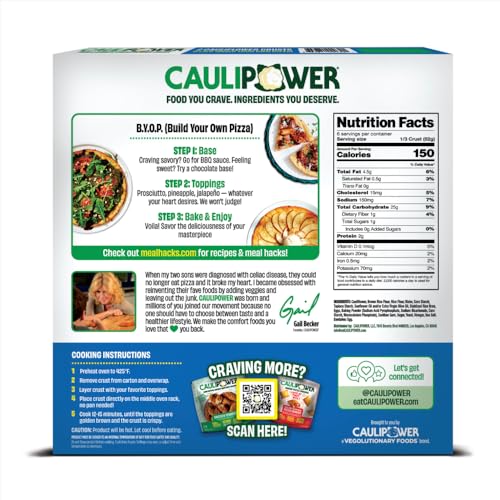CAULIPOWER Cauliflower Pizza Crusts, 11 Oz (Pack of 2) - Thumbnail 2