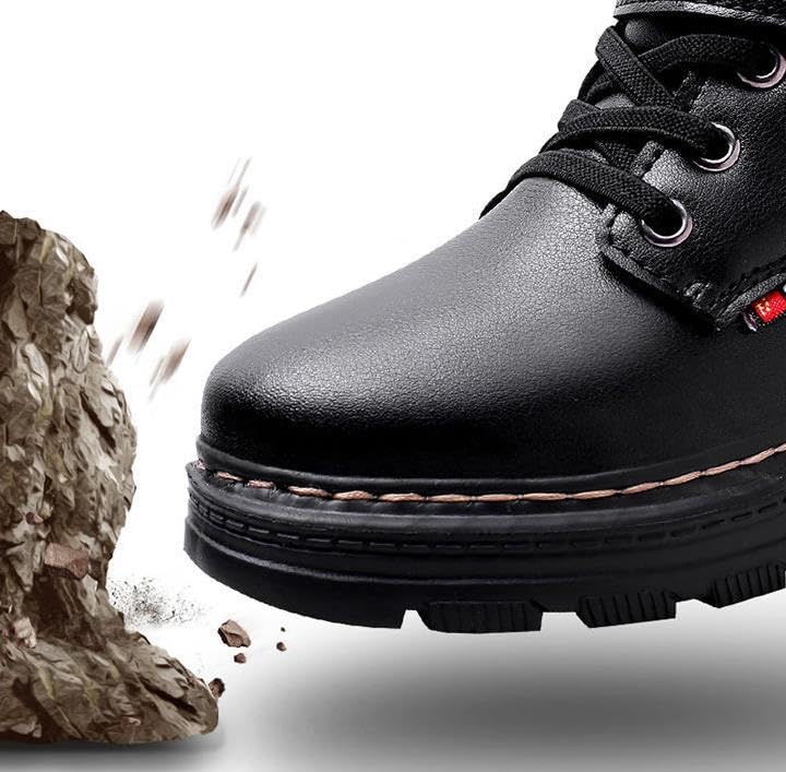 Kids/Boys PU Cotton Boots Fur Lined Snow Boots Oxford Shoes (Kids/Big Kids)3