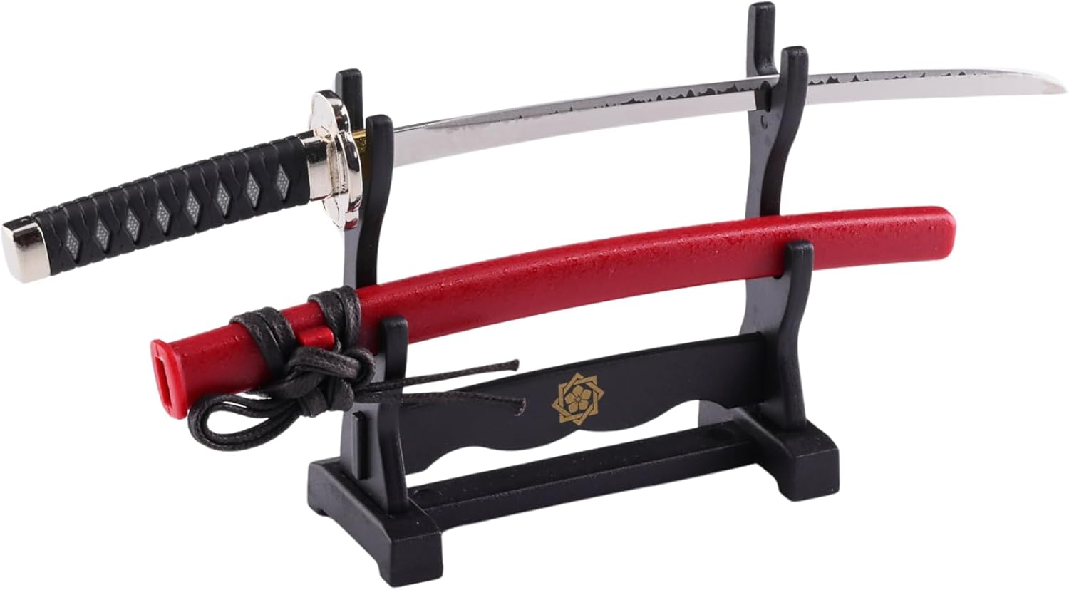Wablade Katana Letter Opener, Samurai Sword Mail Opener with Stand, Made in Seki Japan, Japanese Desk Decor, Envelope Opener, Gift for Men, Office Desk Accessory (Sakamoto Ryoma Horizontal Type)