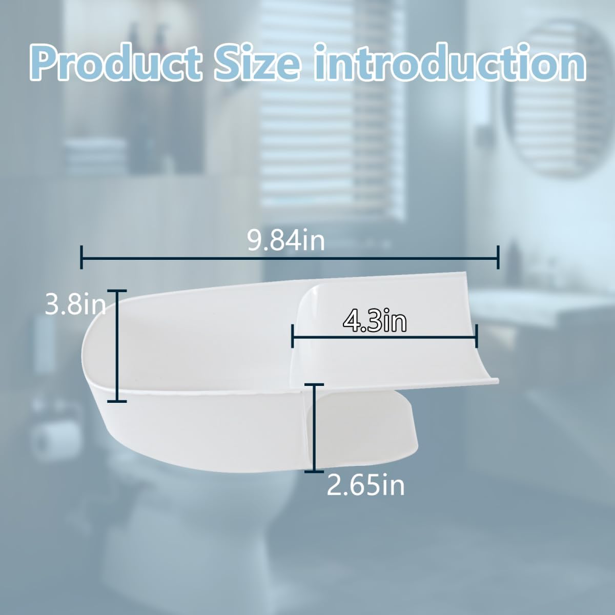 Toilet Splash Guard for Directs Urine Home Care Training,Diversion Pee Guard,Portable Restroom Pee Guard for Toilet Seat Adult Men,Prevent Urine Splashing (1 Pack)