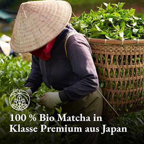 Bio Matcha Pulver Monte Nativo (100g) - Matcha Tee für Latte - Premium Grüner Tee - 100% natürlich und ohne Zusatzstoffe