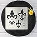 Aleks Melnyk No.250 Metal Stencil, Fleurs de LYS Symbole, French Fleur-de-lis, Lily Flower, Ornament, Vintage, Patterns, Template for Wood Burning, Pyrography Engraving, Crafts, Art, DIY