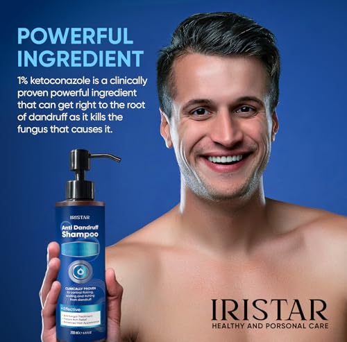 Iristar Folliculitis Seborrheic Dermatitis Psoriasis Shampoo: Medicated Anti-Dandruff Treatment For Itchy Scalp thumb #2