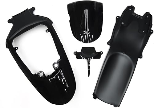 Miniatura 8 de Kit de carenado de plástico ABS apto para GSXR600 GSXR750 2006 2007 K6 06 07 Carenados de inyección Carrocería Carrocería completa - Negro brillante