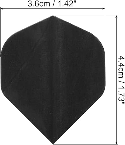 Miniatura 2 de PATIKIL Vuelos de dardos estándar, vuelos duraderos para un rendimiento mejorado